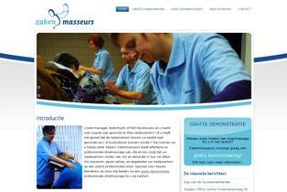 Zakenmasseurs website